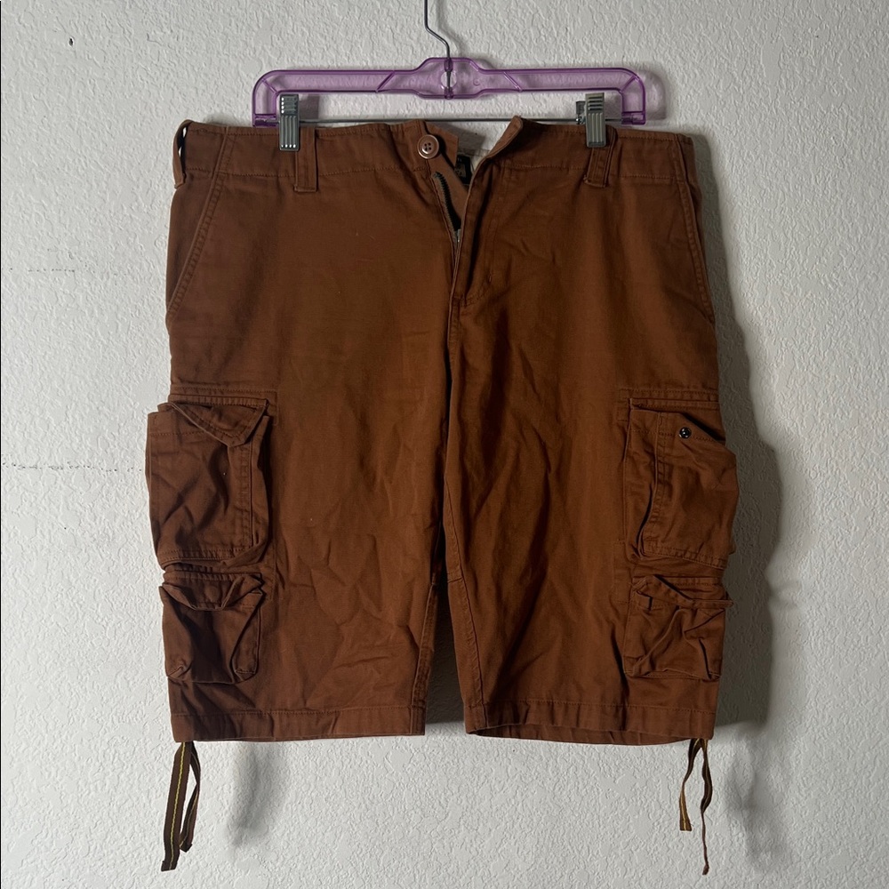 Men's Brown Cargo Shorts